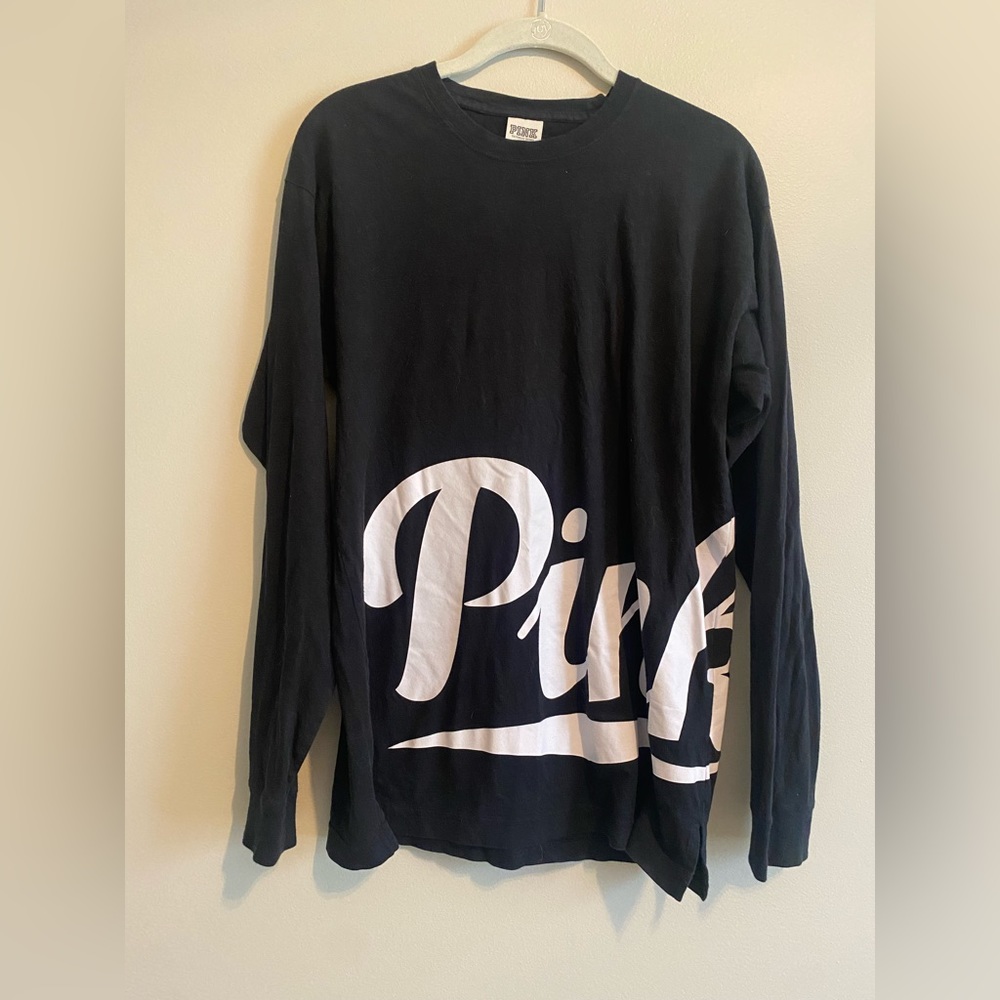 Oversized PINK long sleeve shirt